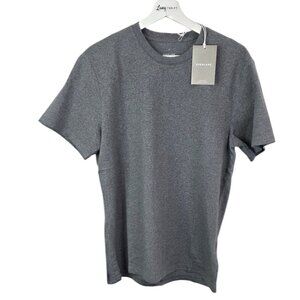 Everlane Men's The Premium-Weight Crew Neck Short Sleeve Shirt, Grey, Size M